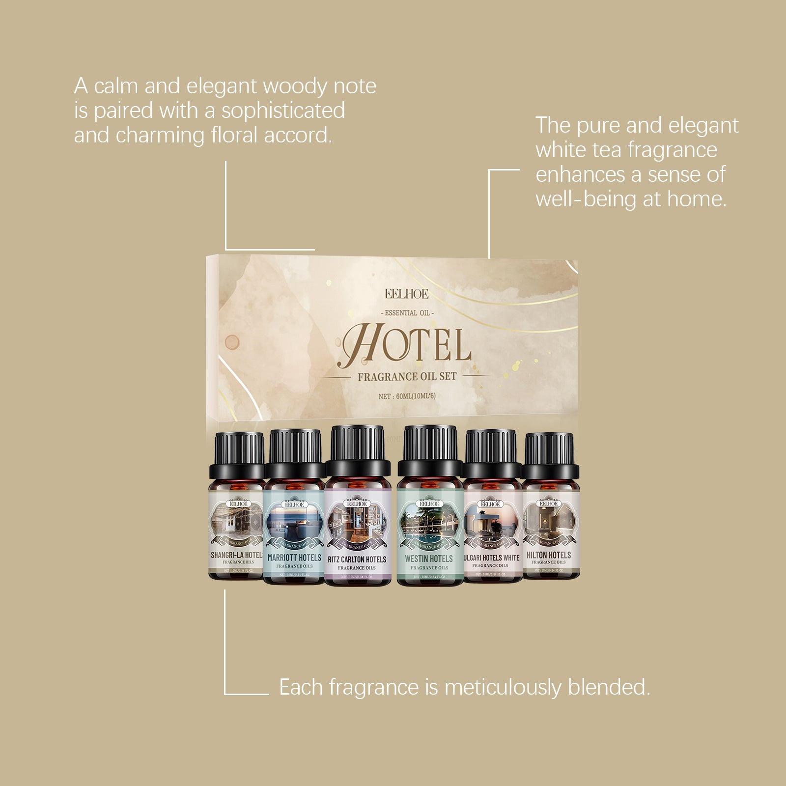 Premium scented oil set for home comfort