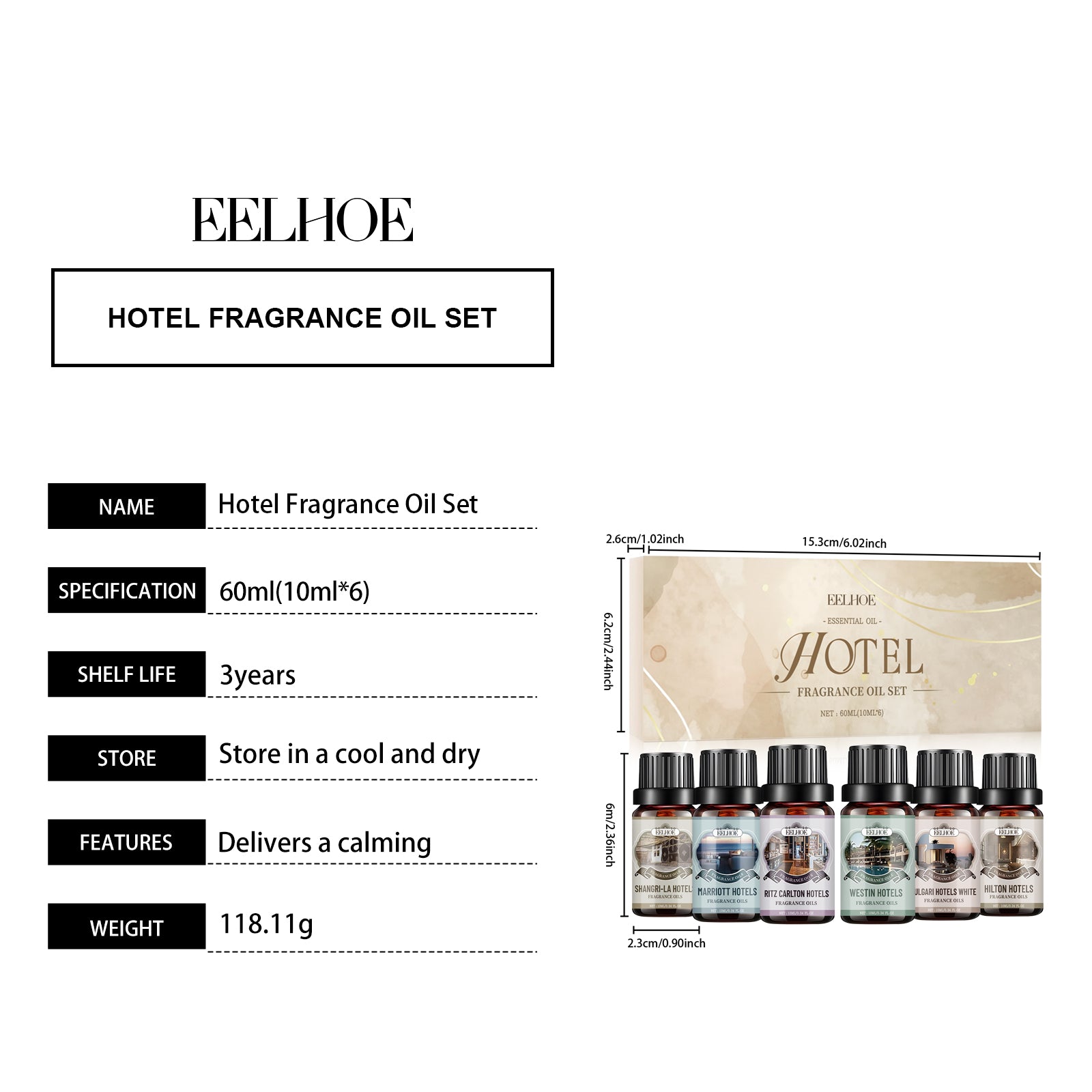 Premium scented oil set for home comfort