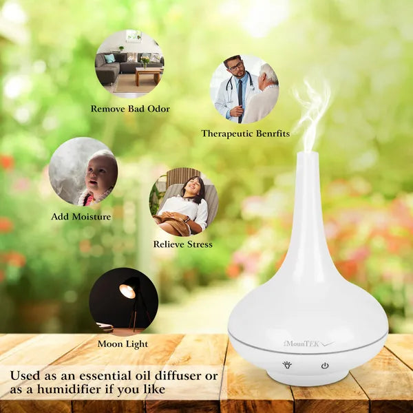 Aroma Essential Oil Diffuser with Colorful Lights