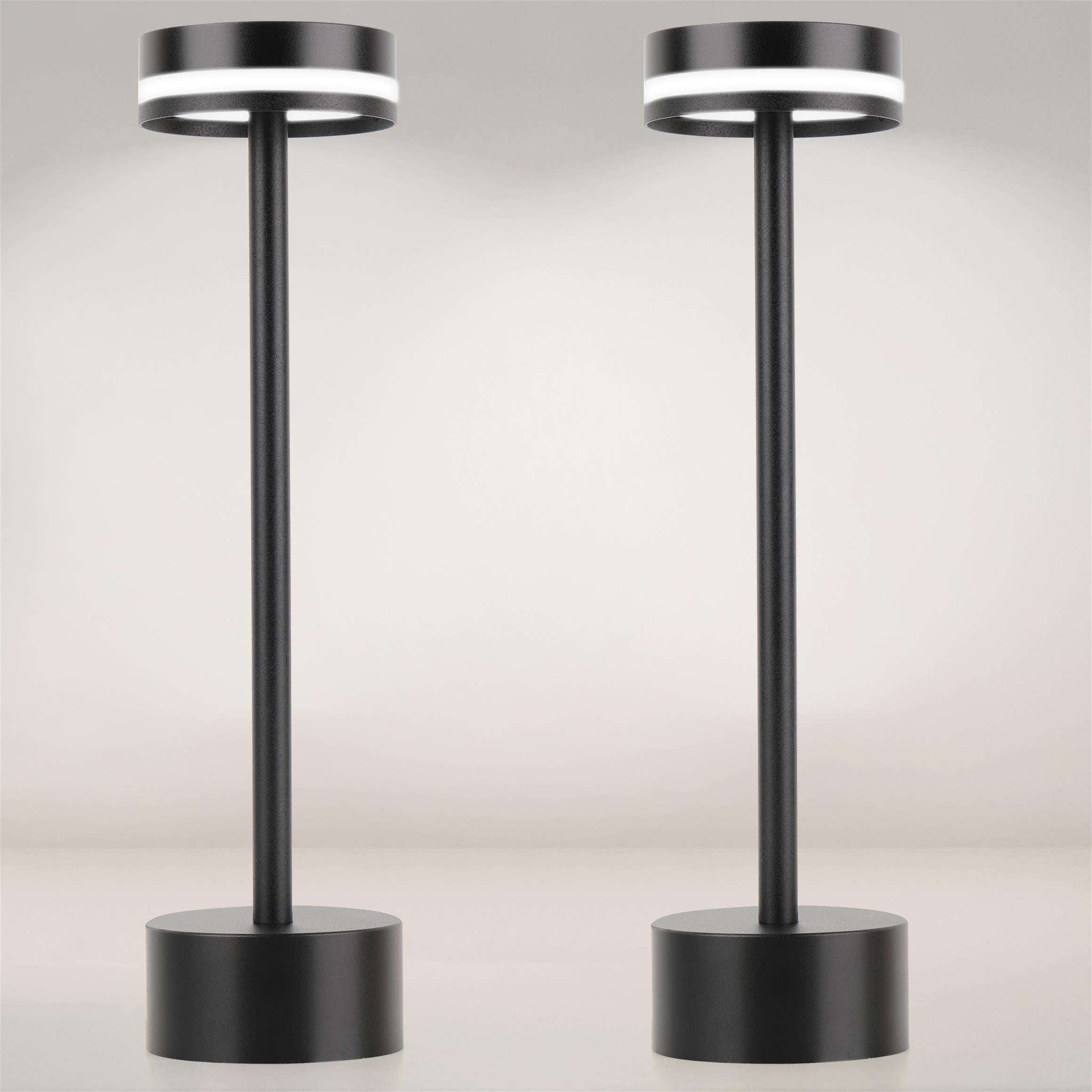 Cordless LED Table Lamp with Dimming Touch Control