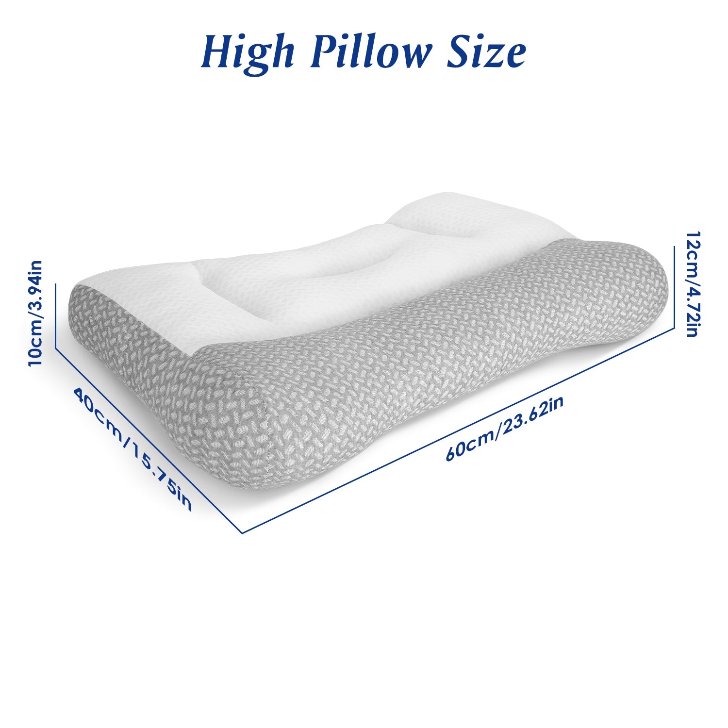 Ergonomic Breathable Mesh Bed Pillow